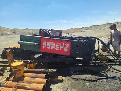 井底煤倉反井鉆機導擴孔施工